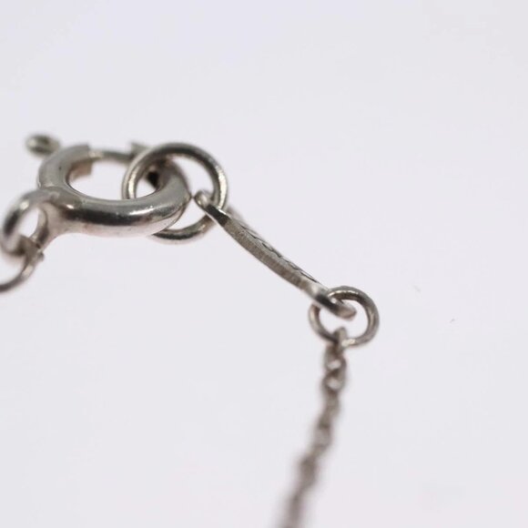 TIFFANY&Co. Double Loop Necklace Ag925 Silver Auth am7913 - Picture 11 of 16